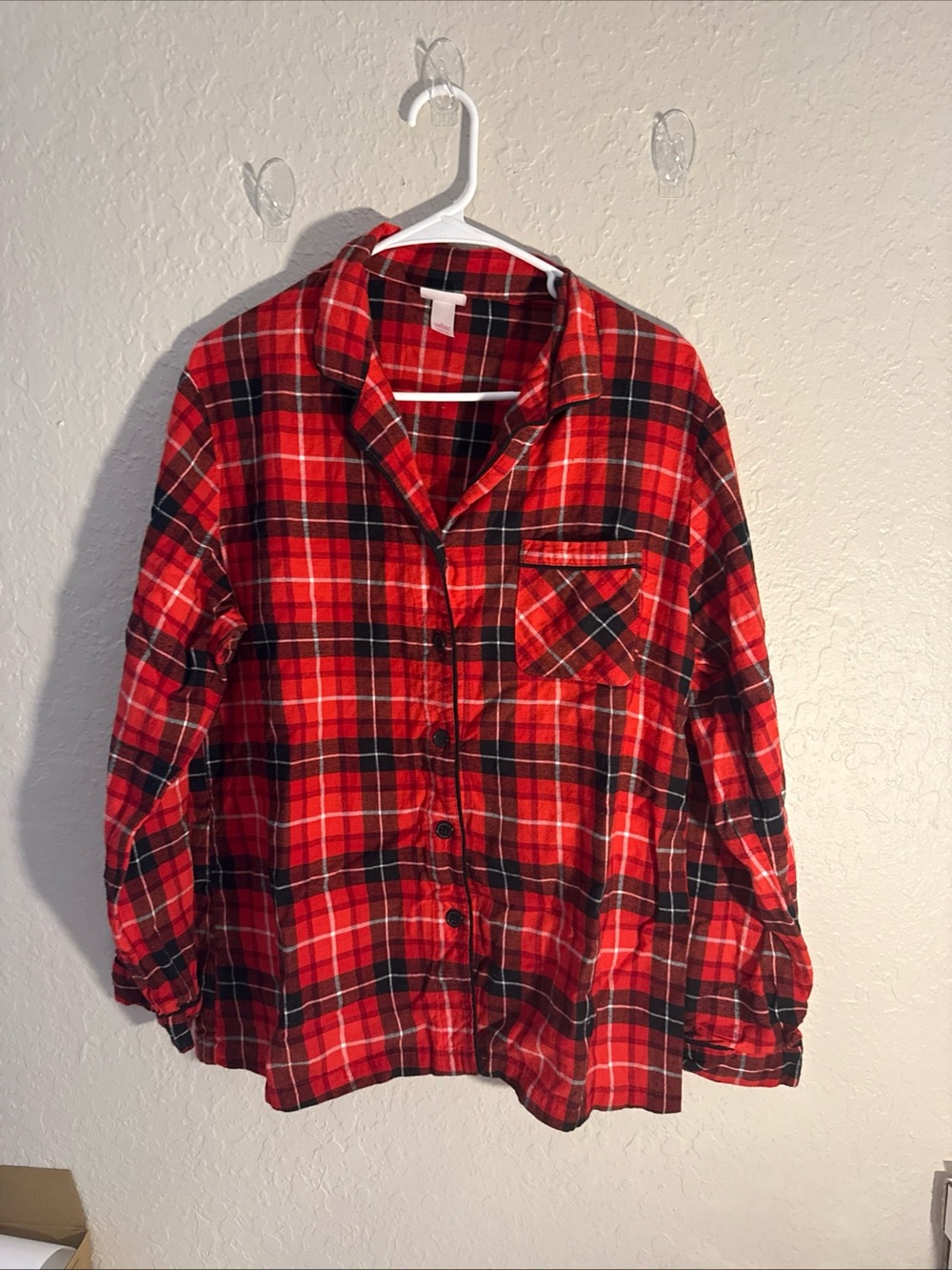 Wondershop Red & Black Plaid Button-Down Shirt